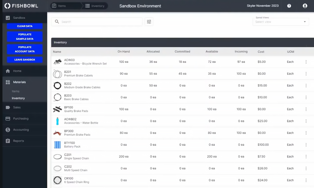 Warehouse and Manufacturing Inventory | Fishbowl Warehouse and manufacturing inventory in Fishbowl