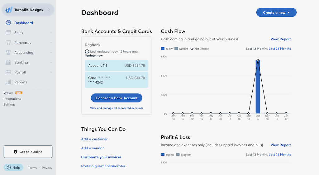 Cash Flow and Profit Tracking | Wave Cash Flow and Profit Tracking in Wave