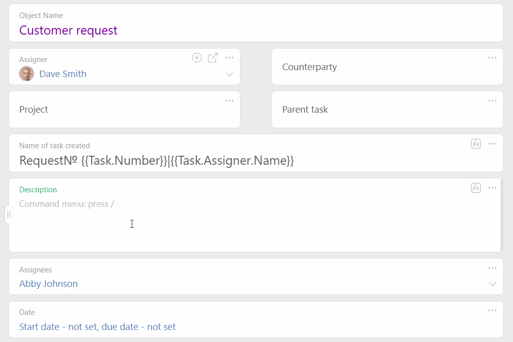 Adding a Field to an Object | Planfix Adding a Field to an Object