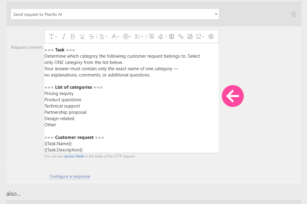 Detailed Description of Prompt | Planfix Detailed Description of Prompt