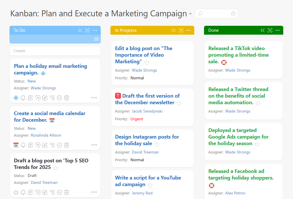 Kanban | Planfix Kanban in Planfix