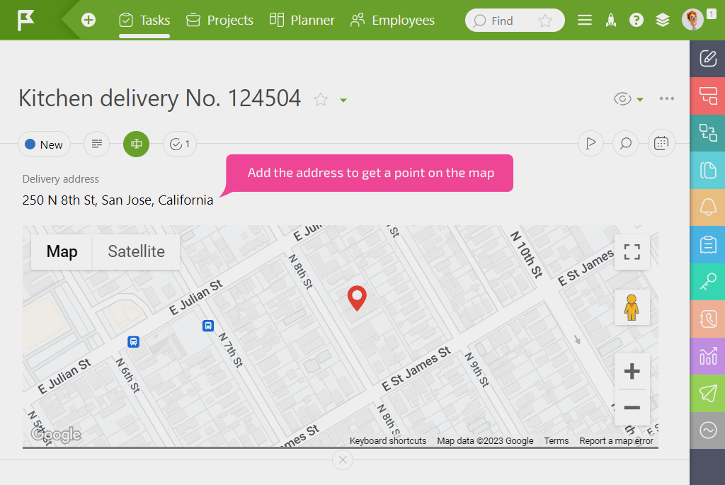 Add “Location” to Your Tasks | Planfix Add “Location” to Your Tasks