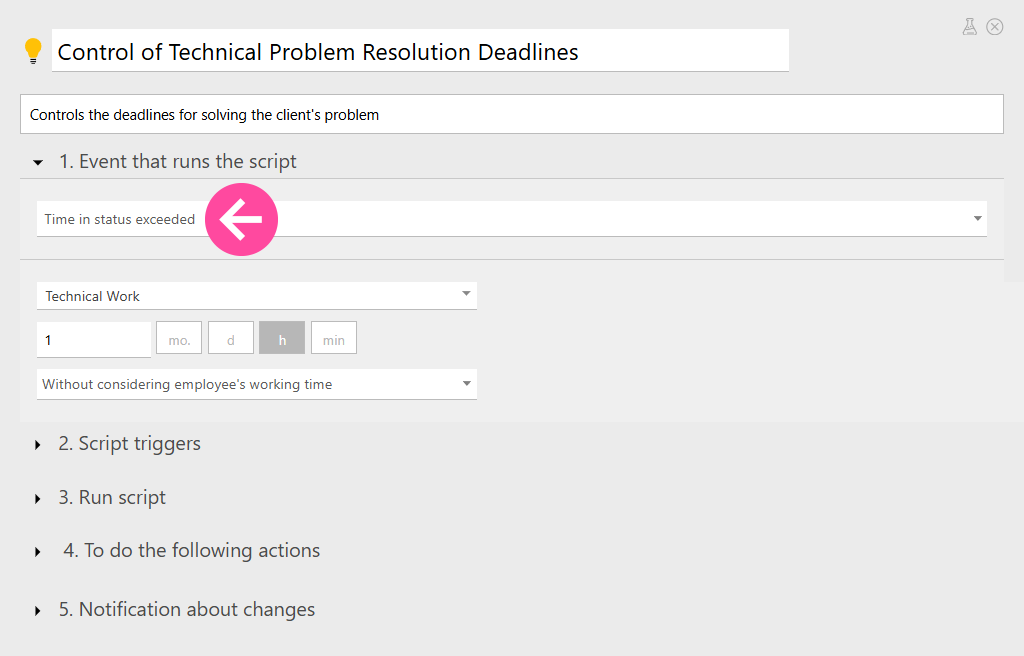 Deadline Time Notification