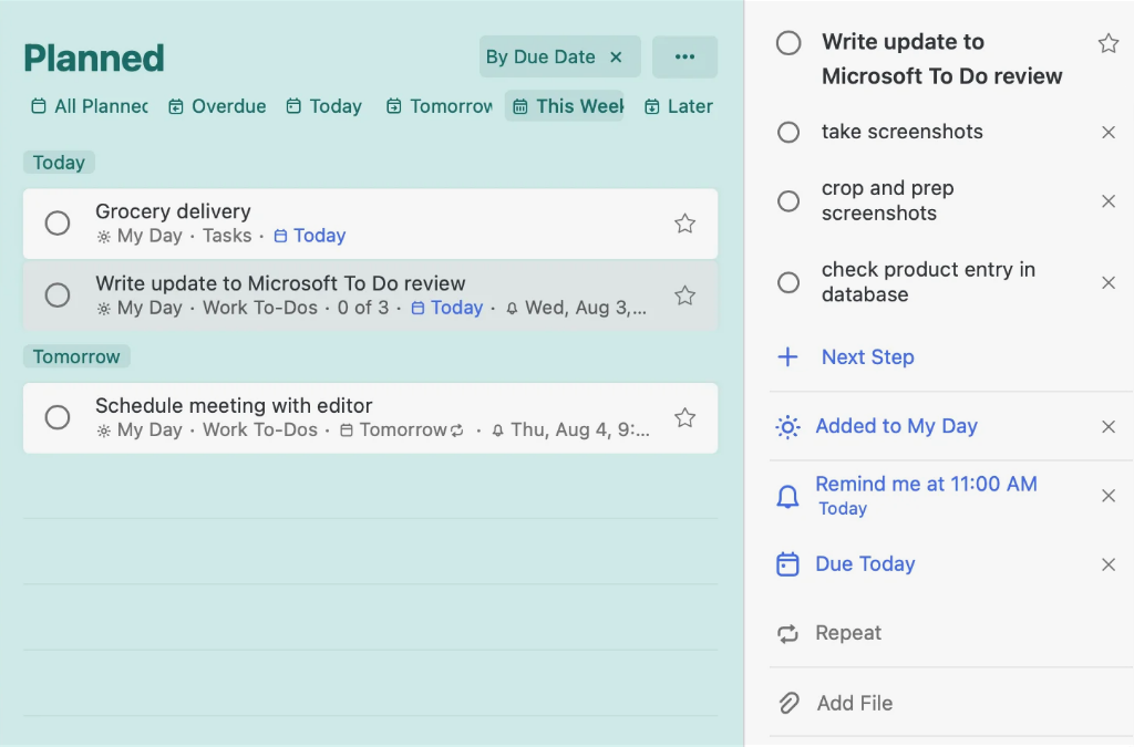 Task Reminders and My Day Planning | Microsoft To Do Task Reminders and My Day Planning in Microsoft To Do
