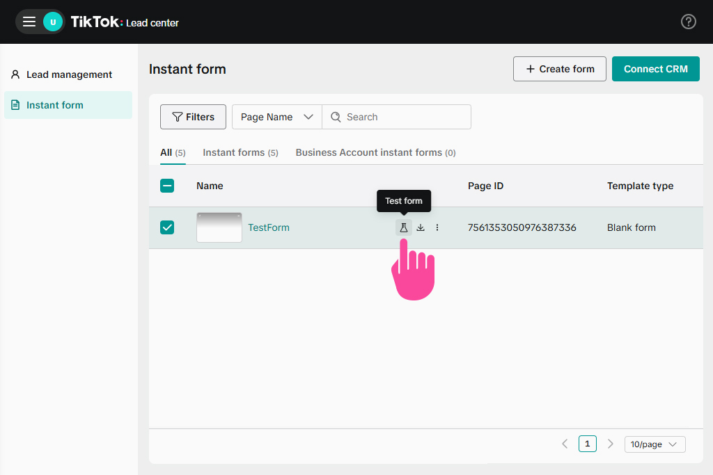Testing TikTok Lead Integration | Planfix Testing TikTok Lead Integration in Planfix