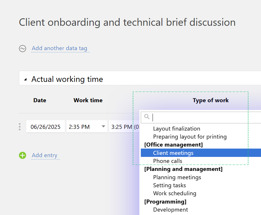 Track  — Marketing Project Management