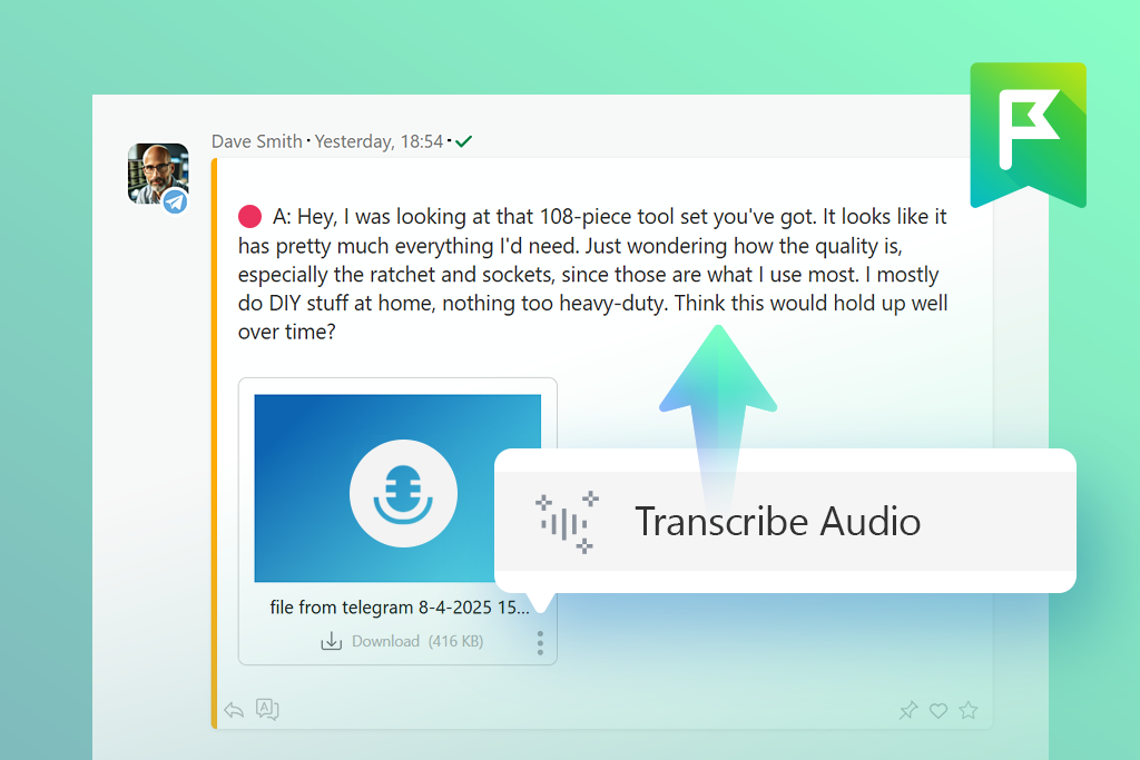 Auto-transcription | Planfix AI Auto-transcription from Planfix AI