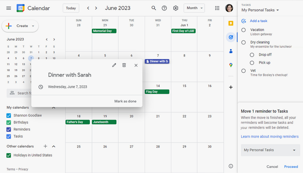 Task Reminders and Calendar Scheduling | Google Tasks Task Reminders and Calendar Scheduling in Google Tasks