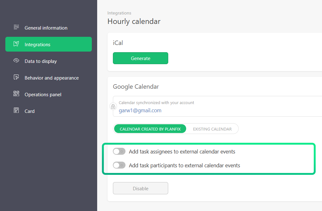 Automatic calendar invitations for task assignees and participants | Planfix Automatic calendar invitations for task assignees and participants in Planfix
