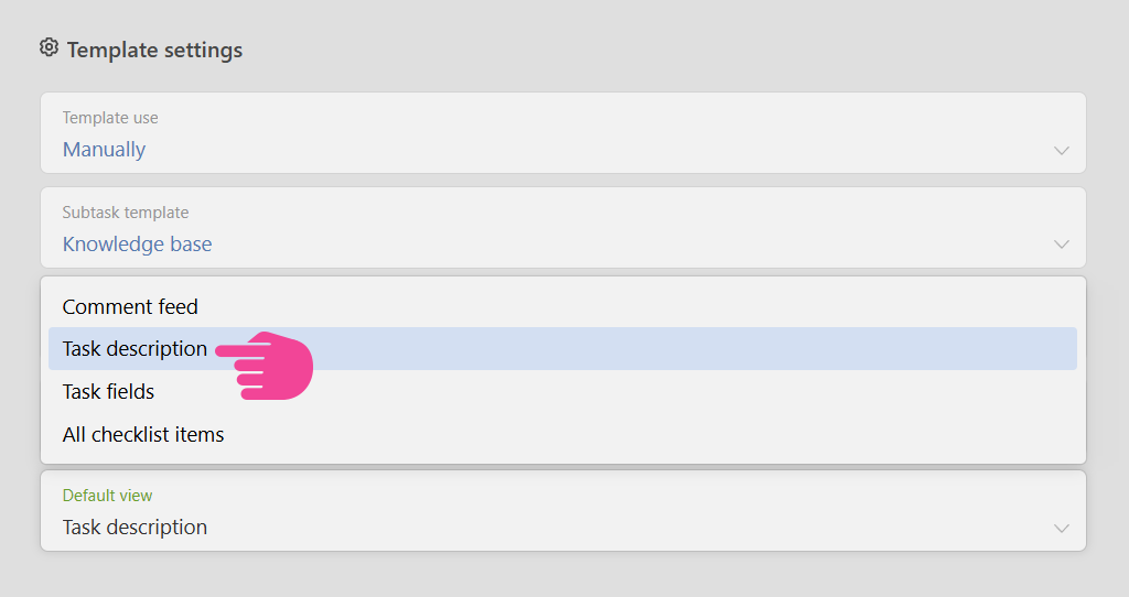 Task Description in the Object | Planfix Task Description in the Object