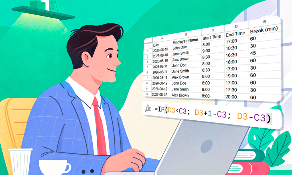 Calculating Time Duration in Excel
