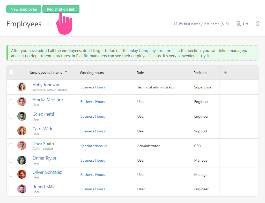Bulk Employee Onboarding via Registration Link