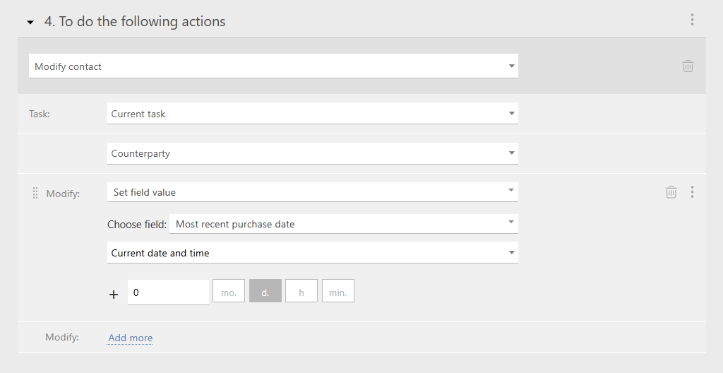 Setting up an Automatic Scenario for the Object | Planfix Setting up an Automatic Scenario for the Object