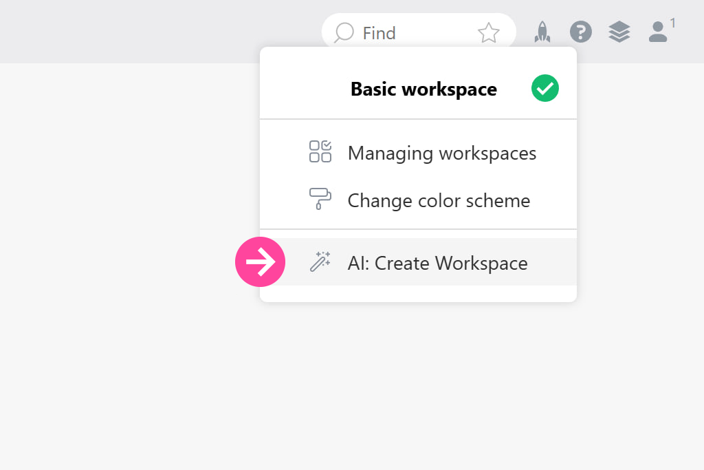 Creating Workspace with AI in Planfix 