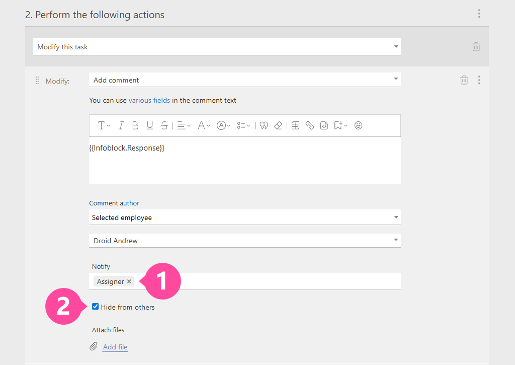 Configuring the Feedback Option | Planfix Configuring the Feedback Option