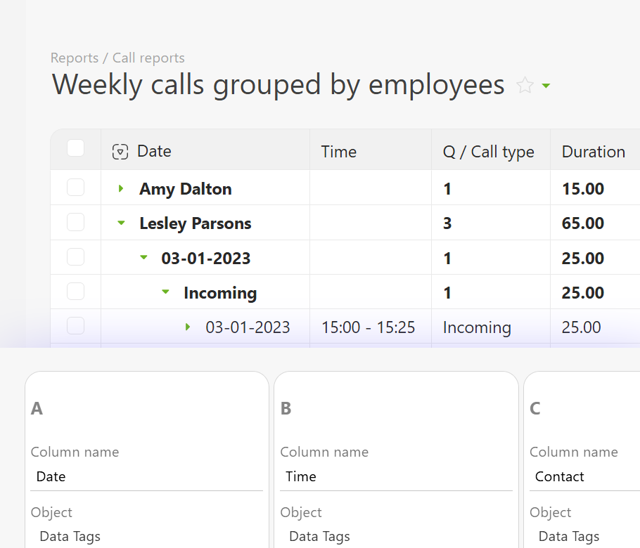 Reports — Business Operations Online
