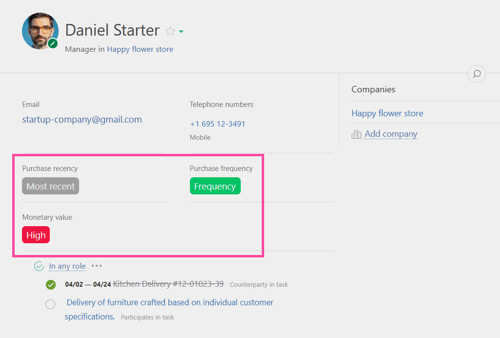 Tags for Customer Segmentation | Planfix Tags for Customer Segmentation in Planfix