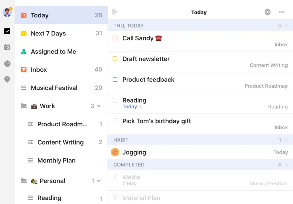 Task Reminders and Priority Management | TickTick Task Reminders and Priority Management in TickTick