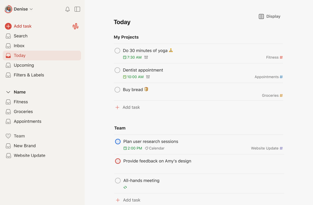 Task Scheduling and Reminders | Todoist Task Scheduling and Reminders in Todoist