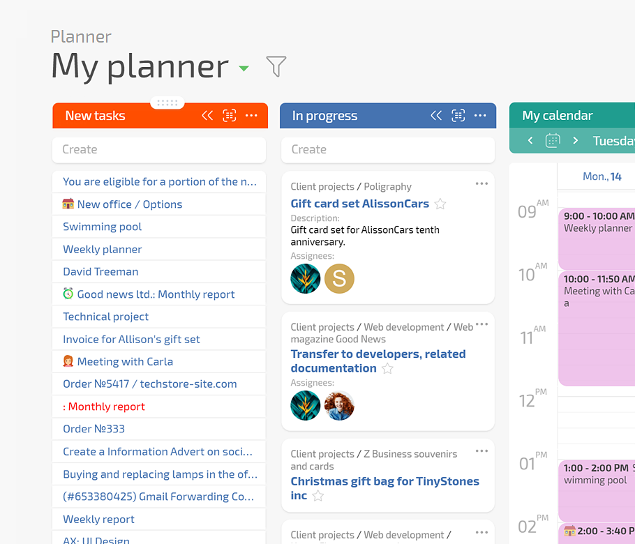 Kanban, Scrum și Variații Planfix CRM and Project Management System