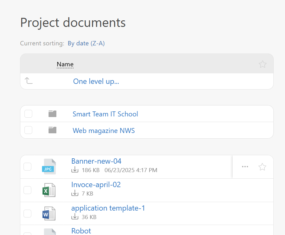 Document Flow — Teamwork Management