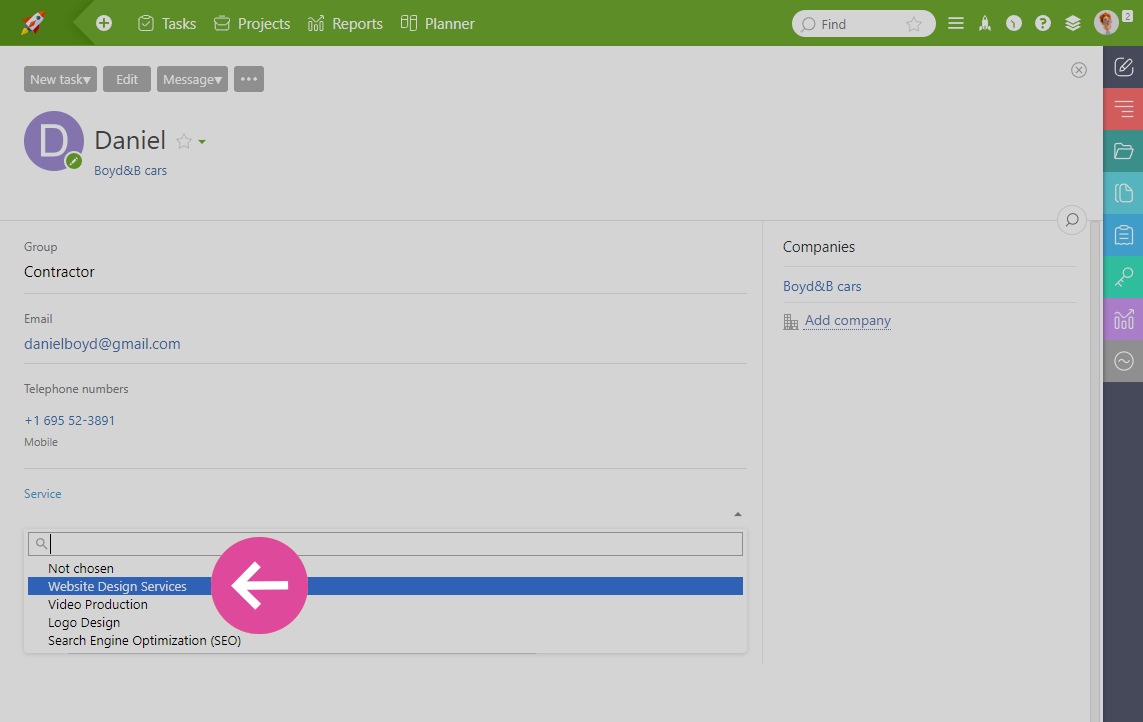How to Create a Project Template in Planfix Contact Scripts | Planfix Blog