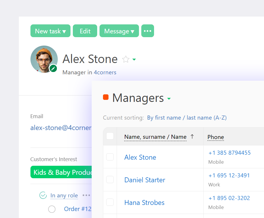Client Base (CRM) — Sales & Logistics Automation