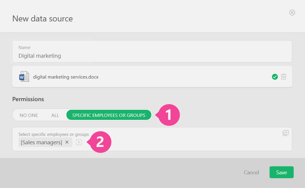 AI customer support assistant suggestions in Planfix | Planfix AI-powered customer support assistant suggesting answers in Planfix