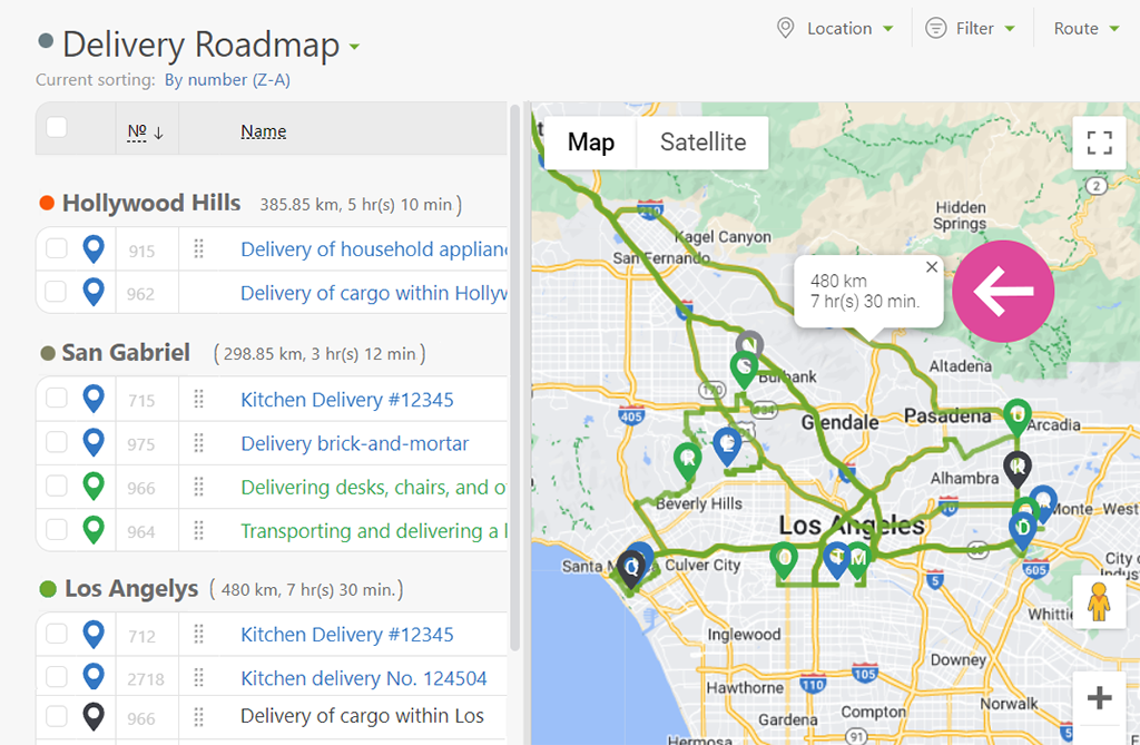 Delivery tracking | Planfix Delivery tracking in Planfix